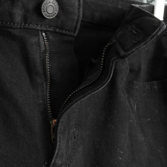 Sonoma Black Straight Leg Jeans Size 8 Petite - Picture 6 of 9